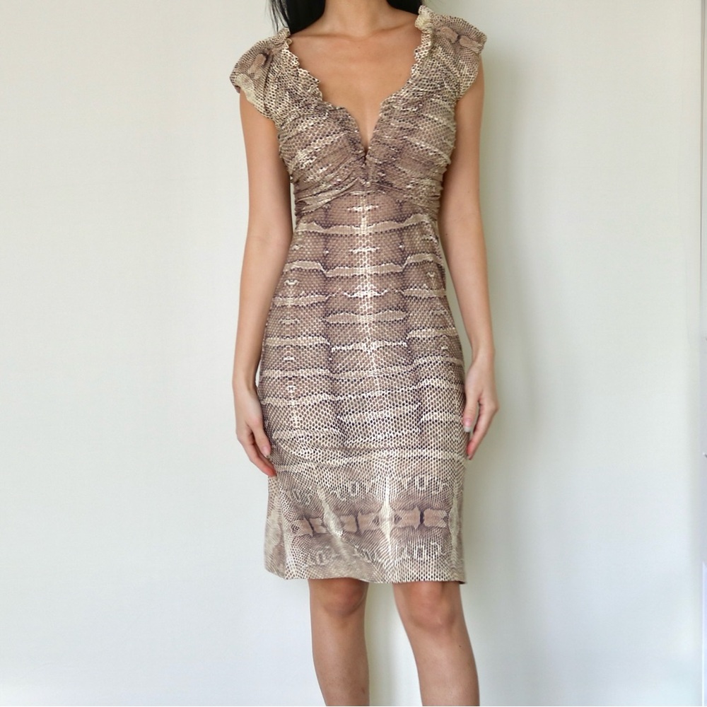 2007 ROBERTO CAVALLI ANIMAL PRINT DRESS